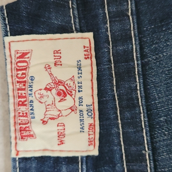 True Religion Dark Wash Jodie Skinny Jeans; Size 27 - Picture 10 of 10